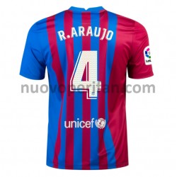 Maglie da Calcio FC Barcelona Ronald Araujo 4 Prima Tenuta 2021-2022 Maniche Corte