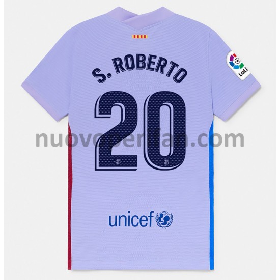 Maglie da Calcio FC Barcelona Sergi Roberto 20 Trasferta Tenuta 2021-2022 Maniche Corte