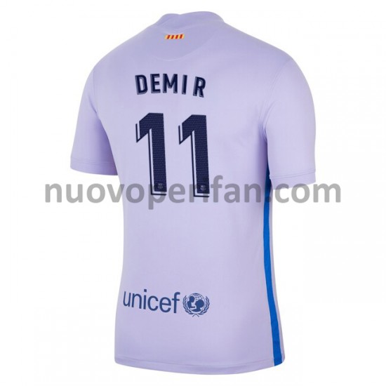 Maglie da Calcio FC Barcelona Yusuf Demir 11 Trasferta Tenuta 2021-2022 Maniche Corte