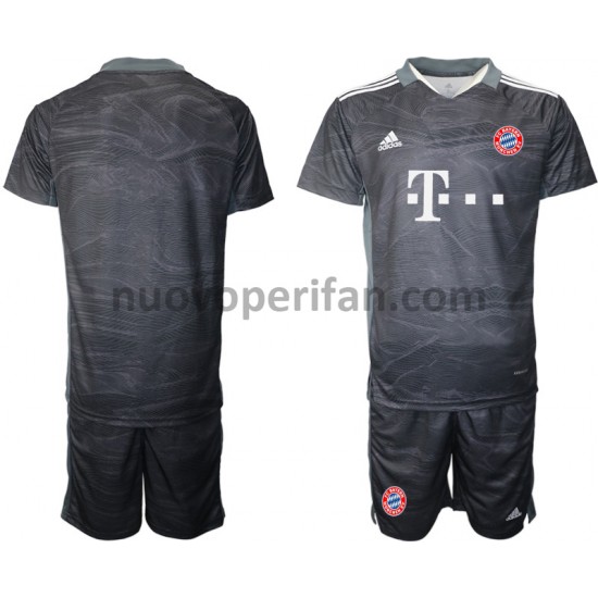 Maglie da Calcio FC Bayern München Portiere Bambino Trasferta Tenuta 2021-2022 Maniche Corte
