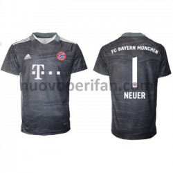 Maglie da Calcio FC Bayern München Portiere Manuel Neuer 1 Trasferta Tenuta 2021-2022 Maniche Corte