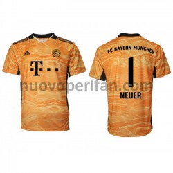 Maglie da Calcio FC Bayern München Portiere Manuel Neuer 1 Prima Tenuta 2021-2022 Maniche Corte