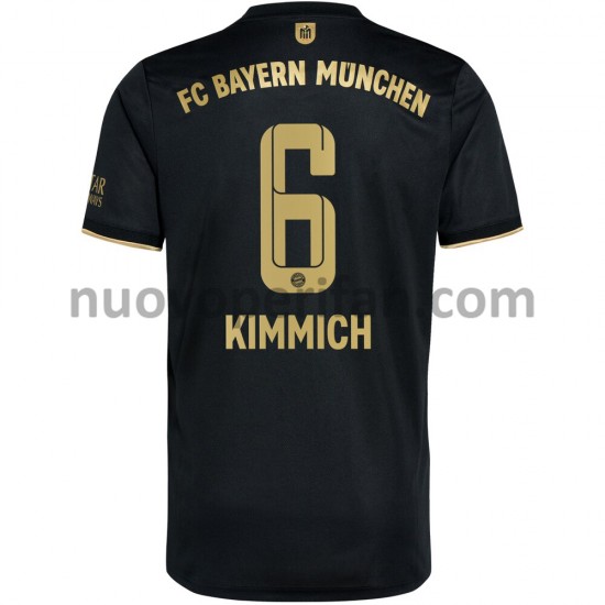 Maglie da Calcio FC Bayern München Joshua Kimmich 6 Trasferta Tenuta 2021-2022 Maniche Corte
