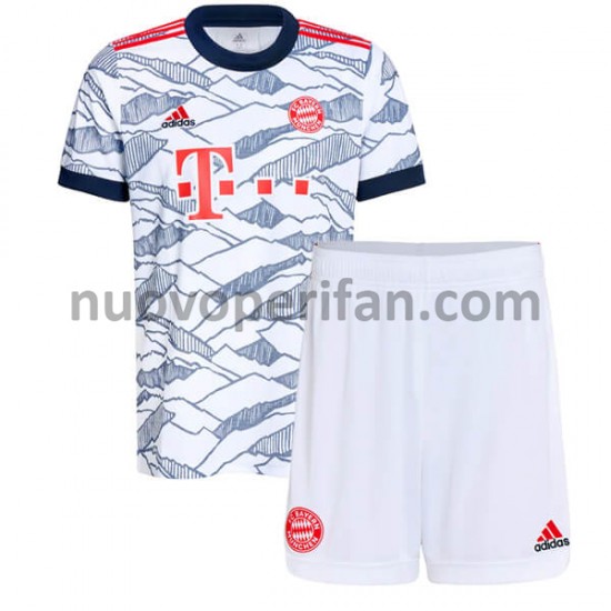 Maglie da Calcio FC Bayern München Bambino Alternativa Tenuta 2021-2022 Maniche Corte