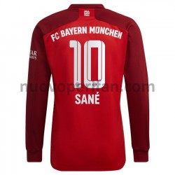 Maglie da Calcio FC Bayern München Leroy Sane 10 Prima Tenuta 2021-2022 Maniche Lunghe
