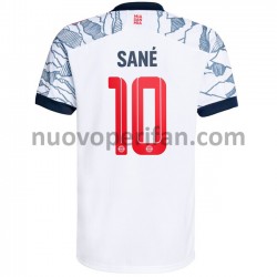 Maglie da Calcio FC Bayern München Leroy Sane 10 Alternativa Tenuta 2021-2022 Maniche Corte