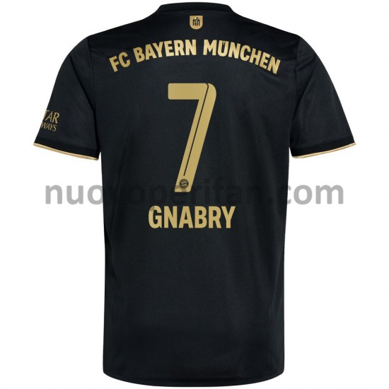 Maglie da Calcio FC Bayern München Serge Gnabry 7 Trasferta Tenuta 2021-2022 Maniche Corte