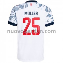 Maglie da Calcio FC Bayern München Thomas Muller 25 Alternativa Tenuta 2021-2022 Maniche Corte