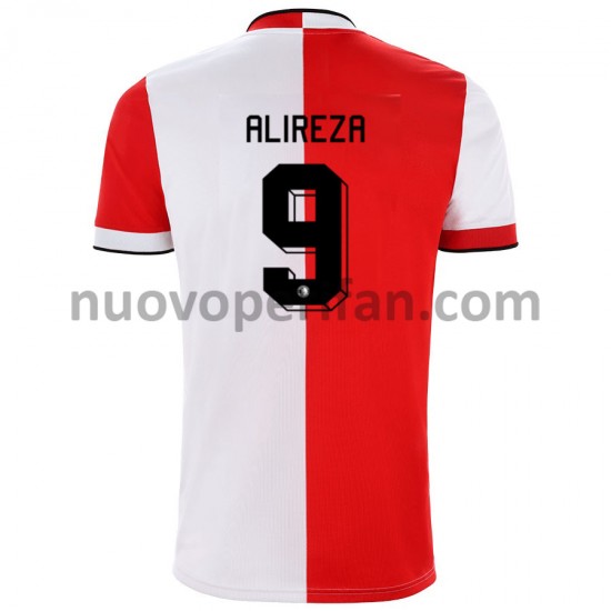Maglie da Calcio Feyenoord Rotterdam Alireza Jahanbakhsh 9 Prima Tenuta 2021-2022 Maniche Corte