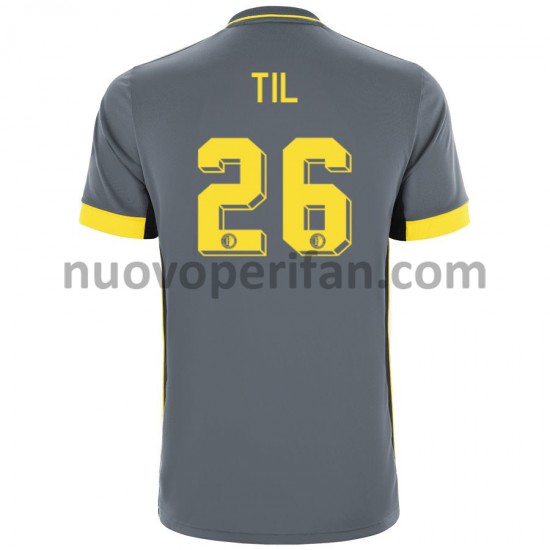 Maglie da Calcio Feyenoord Rotterdam Guus Til 26 Trasferta Tenuta 2021-2022 Maniche Corte