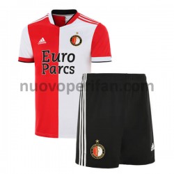Maglie da Calcio Feyenoord Rotterdam Bambino Prima Tenuta 2021-2022 Maniche Corte