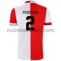 Maglie da Calcio Feyenoord Rotterdam Marcus Pedersen 2 Prima Tenuta 2021-2022 Maniche Corte