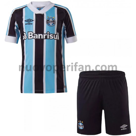 Maglie da Calcio Gremio Bambino Prima Tenuta 2021-2022 Maniche Corte