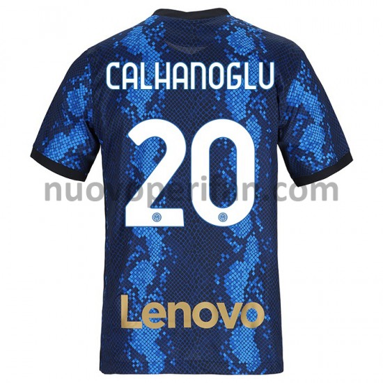 Maglie da Calcio Inter Milan Hakan Calhanoglu 20 Prima Tenuta 2021-2022 Maniche Corte