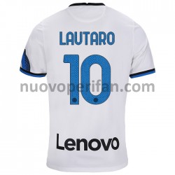 Maglie da Calcio Inter Milan Lautaro Martinez 10 Trasferta Tenuta 2021-2022 Maniche Corte