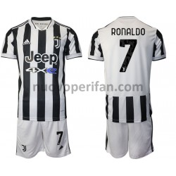 Maglie da Calcio Juventus Cristiano Ronaldo 7 Bambino Prima Tenuta 2021-2022 Maniche Corte