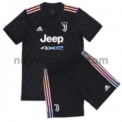 Maglie da Calcio Juventus Bambino Trasferta Tenuta 2021-2022 Maniche Corte