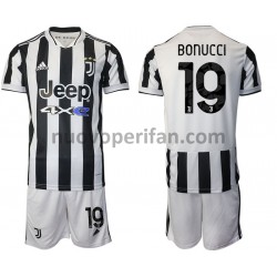 Maglie da Calcio Juventus Leonardo Bonucci 19 Bambino Prima Tenuta 2021-2022 Maniche Corte