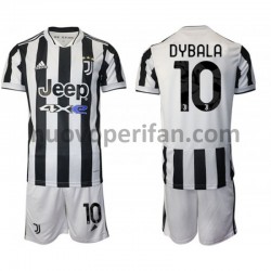 Maglie da Calcio Juventus Paulo Dybala 10 Bambino Prima Tenuta 2021-2022 Maniche Corte