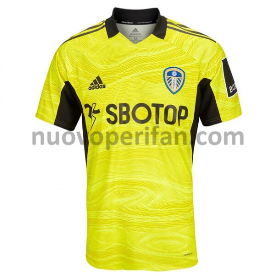 Maglie da Calcio Leeds United Portiere Alternativa Tenuta 2021-2022 Maniche Corte