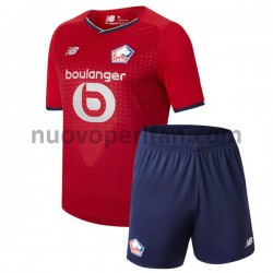 Maglie da Calcio LOSC Lille Bambino Prima Tenuta 2021-2022 Maniche Corte