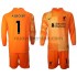 Maglie da Calcio Liverpool Portiere A.BECKER 1 Bambino Quarta Tenuta 2021-2022 Maniche Lunghe