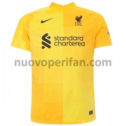Maglie da Calcio Liverpool Portiere Trasferta Tenuta 2021-2022 Maniche Corte