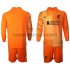 Maglie da Calcio Liverpool Portiere Bambino Quarta Tenuta 2021-2022 Maniche Lunghe