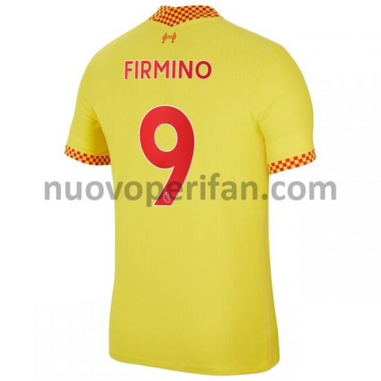 Maglie da Calcio Liverpool Roberto Firmino 9 Alternativa Tenuta 2021-2022 Maniche Corte