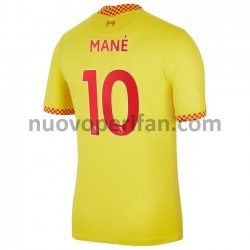 Maglie da Calcio Liverpool Sadio Mane 10 Alternativa Tenuta 2021-2022 Maniche Corte