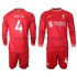 Maglie da Calcio Liverpool VIRGIL 4 Bambino Prima Tenuta 2021-2022 Maniche Lunghe