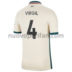 Maglie da Calcio Liverpool Virgil van Dijk 4 Trasferta Tenuta 2021-2022 Maniche Corte