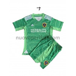 Maglie da Calcio Los Angeles Galaxy Portiere Bambino Prima Tenuta 2021-2022 Maniche Corte