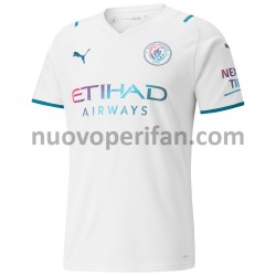 Maglie da Calcio Manchester City Trasferta Tenuta 2021-2022 Maniche Corte