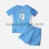 Maglie da Calcio Manchester City Gabriel Jesus 9 Bambino Prima Tenuta 2021-2022 Maniche Corte