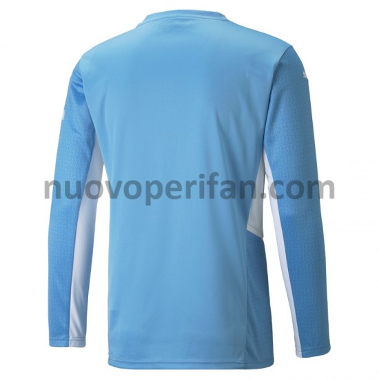 Maglie da Calcio Manchester City Prima Tenuta 2021-2022 Maniche Lunghe