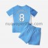 Maglie da Calcio Manchester City Ilkay Gundogan 8 Bambino Prima Tenuta 2021-2022 Maniche Corte