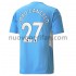 Maglie da Calcio Manchester City Joao Cancelo 27 Prima Tenuta 2021-2022 Maniche Corte