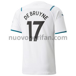 Maglie da Calcio Manchester City Kevin De Bruyne 17 Trasferta Tenuta 2021-2022 Maniche Corte