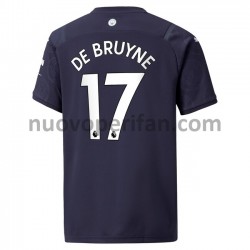 Maglie da Calcio Manchester City Kevin De Bruyne 17 Alternativa Tenuta 2021-2022 Maniche Corte