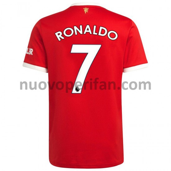 Maglie da Calcio Manchester United Cristiano Ronaldo 7 Prima Tenuta 2021-2022 Maniche Corte