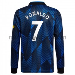 Maglie da Calcio Manchester United Cristiano Ronaldo 7 Alternativa Tenuta 2021-2022 Maniche Lunghe
