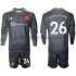 Maglie da Calcio Manchester United Dean Henderson 26 Portiere Bambino Trasferta Tenuta 2021-2022 Maniche Lunghe