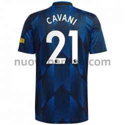 Maglie da Calcio Manchester United Edinson Cavani 21 Alternativa Tenuta 2021-2022 Maniche Corte