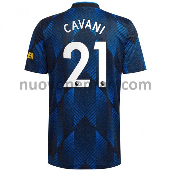 Maglie da Calcio Manchester United Edinson Cavani 21 Alternativa Tenuta 2021-2022 Maniche Corte