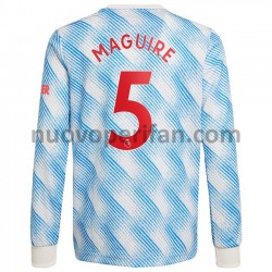 Maglie da Calcio Manchester United Harry Maguire 5 Trasferta Tenuta 2021-2022 Maniche Lunghe