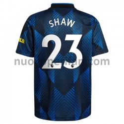 Maglie da Calcio Manchester United Luke Shaw 23 Alternativa Tenuta 2021-2022 Maniche Corte
