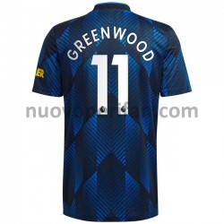 Maglie da Calcio Manchester United Mason Greenwood 11 Alternativa Tenuta 2021-2022 Maniche Corte