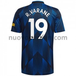 Maglie da Calcio Manchester United Raphael Varane 19 Alternativa Tenuta 2021-2022 Maniche Corte