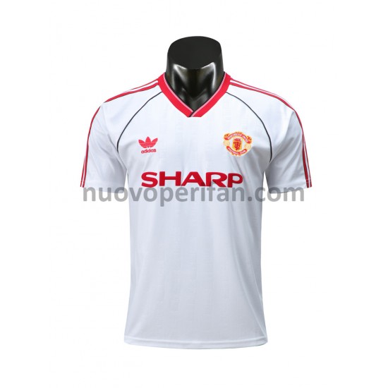 Maglie da Calcio Manchester United Retro Trasferta Tenuta 1988 Maniche Corte